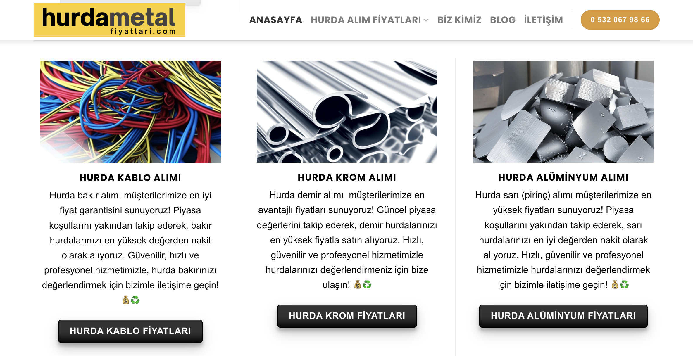 Hurda Fiyatları İstanbul 2026: Bakır, Krom, Çinko ve Demir Hurda Alım Rehberi