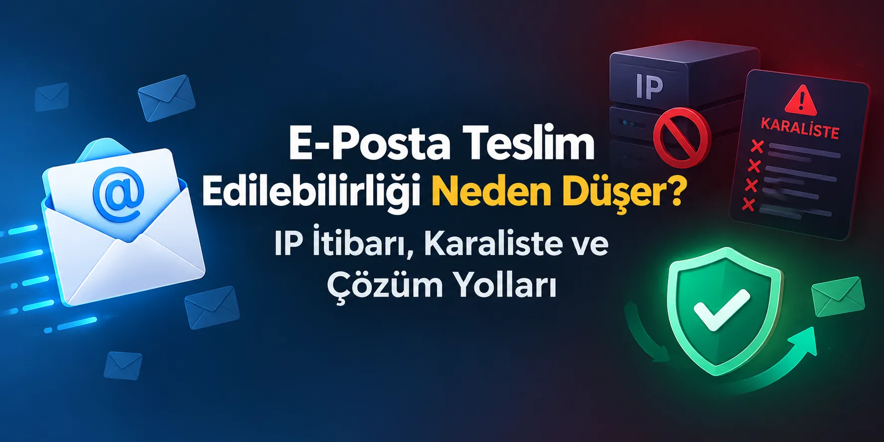 E-Posta Teslim Edilebilirliğinde Kritik Faktörler: IP İtibarı, RBL Engelleri ve Kurumsal Çözümler
